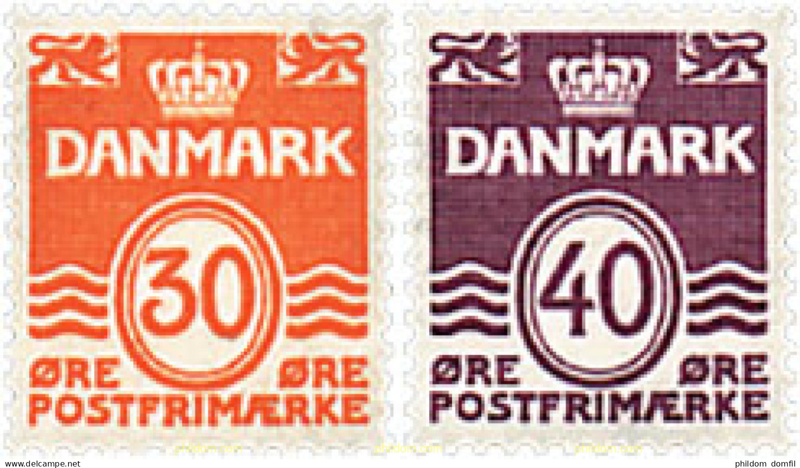 96152 MNH DINAMARCA 1981 CIFRAS - Unused Stamps