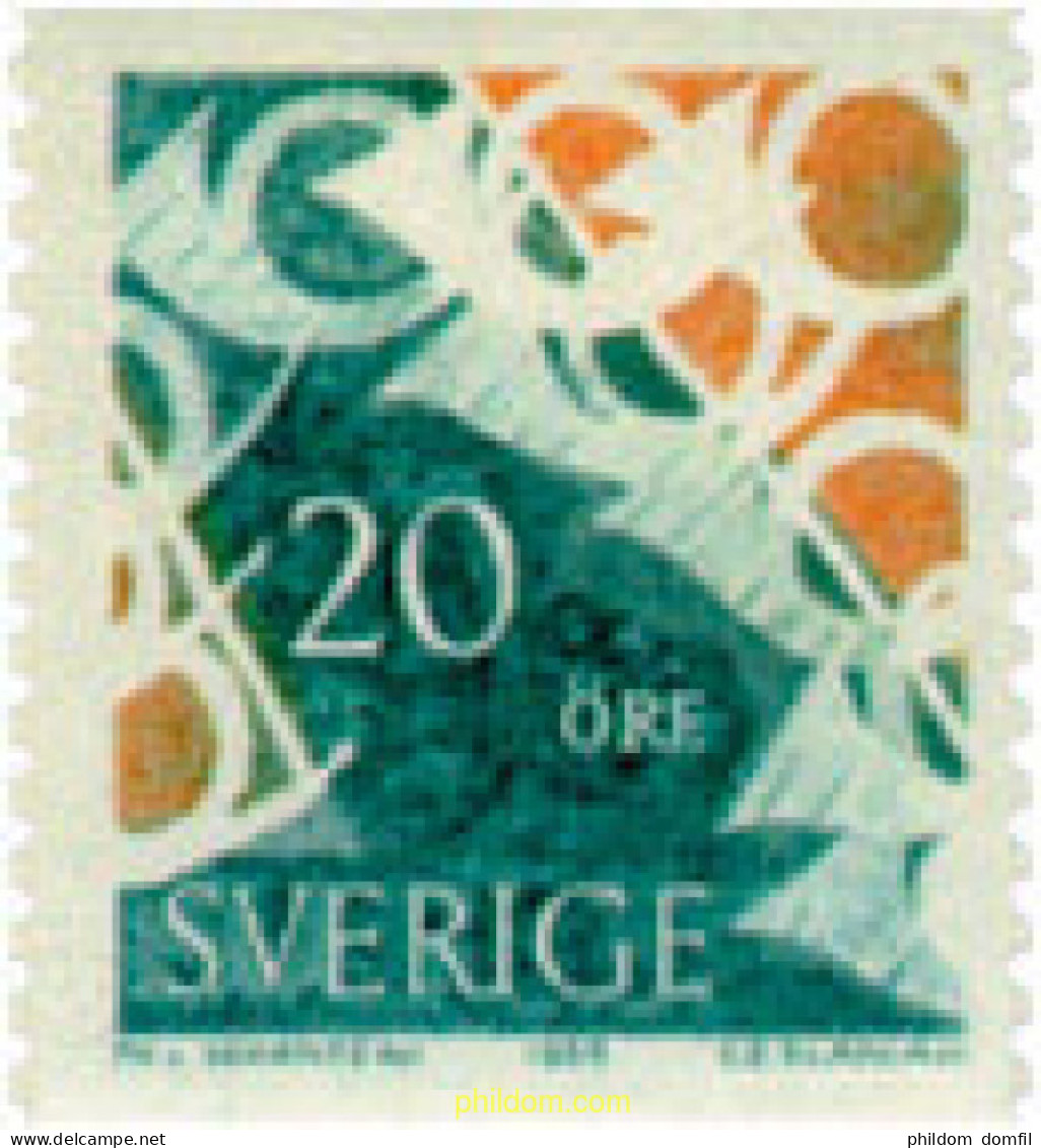 108004 MNH SUECIA 1965 CORNETA POSTAL - Unused Stamps