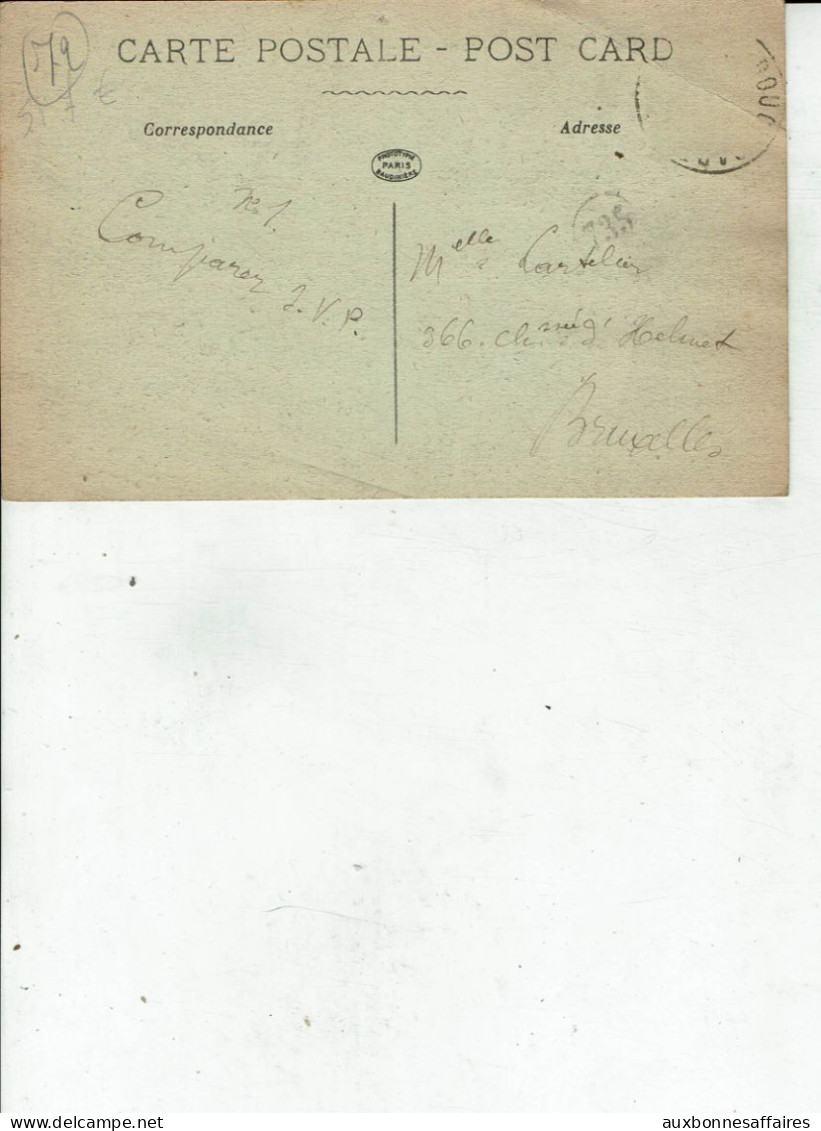 CPA 59 NORD  HAZEBROUCK BOMBARDE RUE WAREIN CARTE ECRITE /72 - Guerra 1914-18