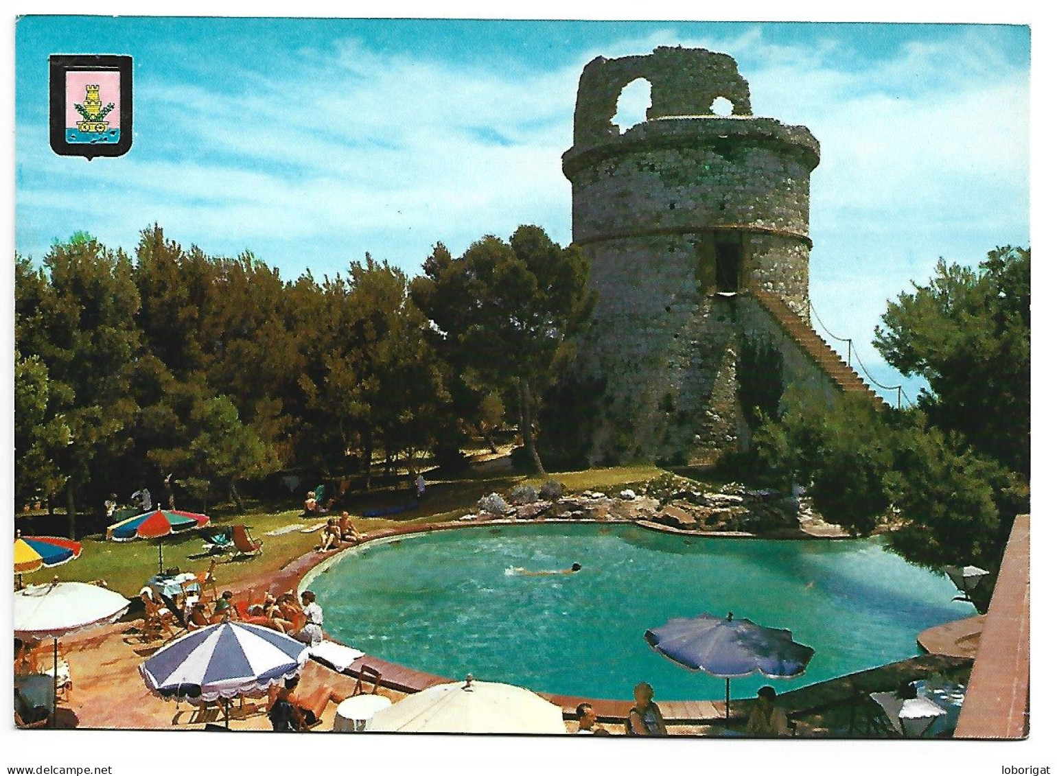 PISCINA / FISH-POND.- GRAN HOTEL REY DON JAIME.- CASTELLDEFELS / BARCELONA - ( CATALUNYA ) - Barcelona