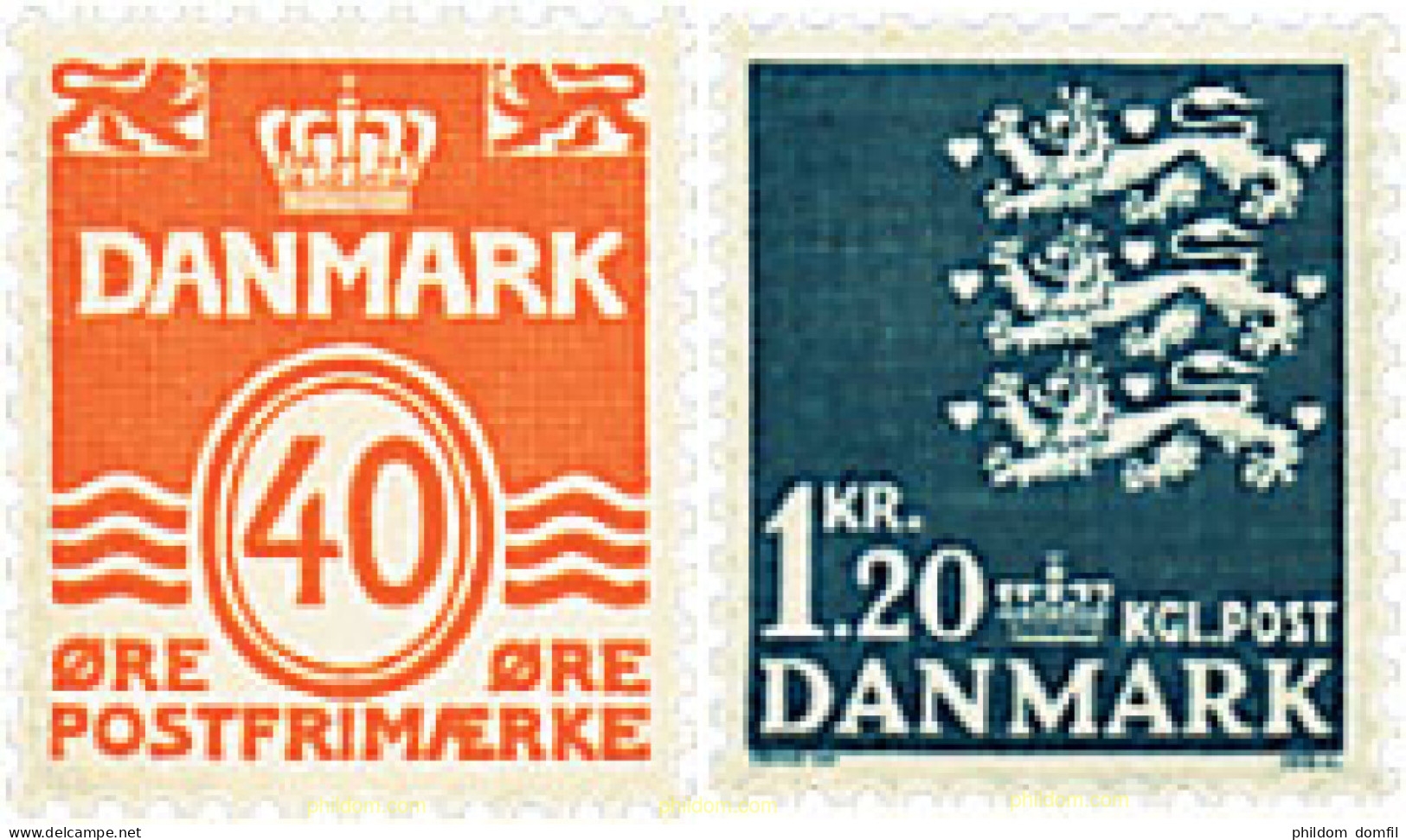 96010 MNH DINAMARCA 1971 CIFRAS Y ESCUDOS - Unused Stamps