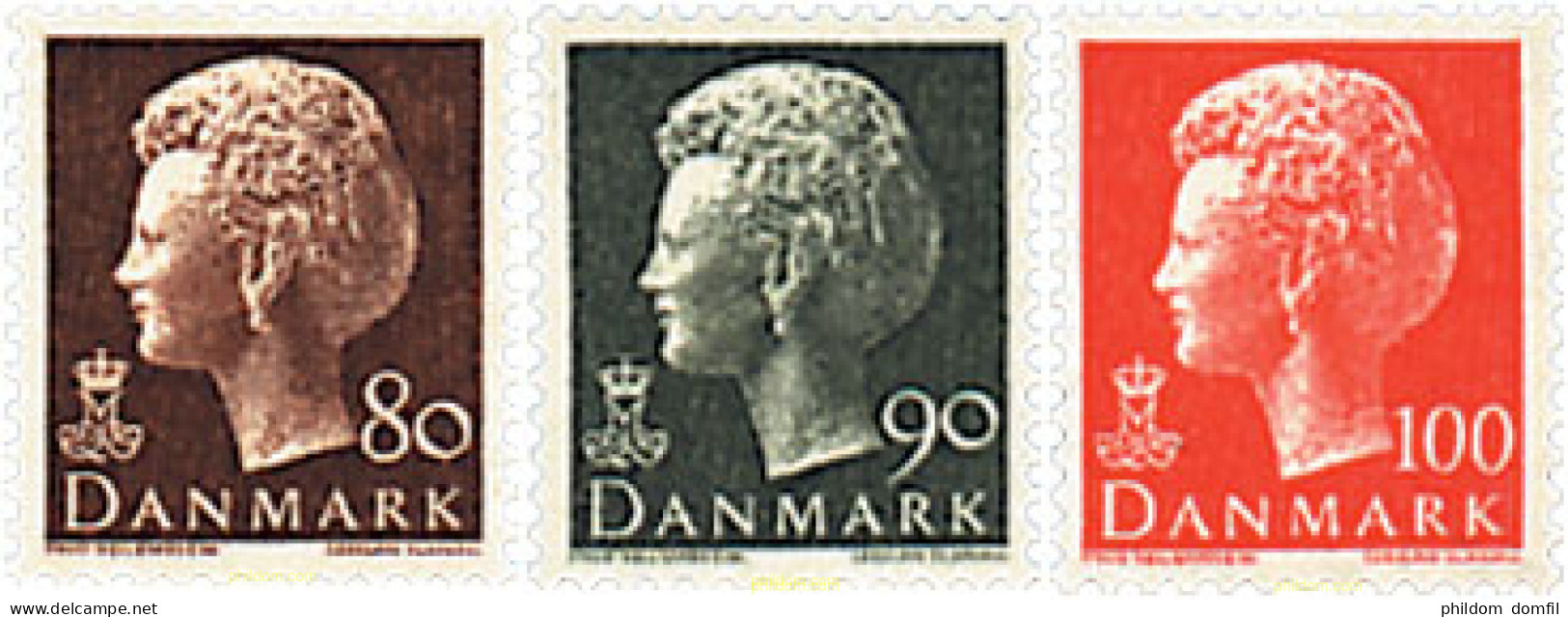 96067 MNH DINAMARCA 1976 REINA MARGRETHE II - Neufs