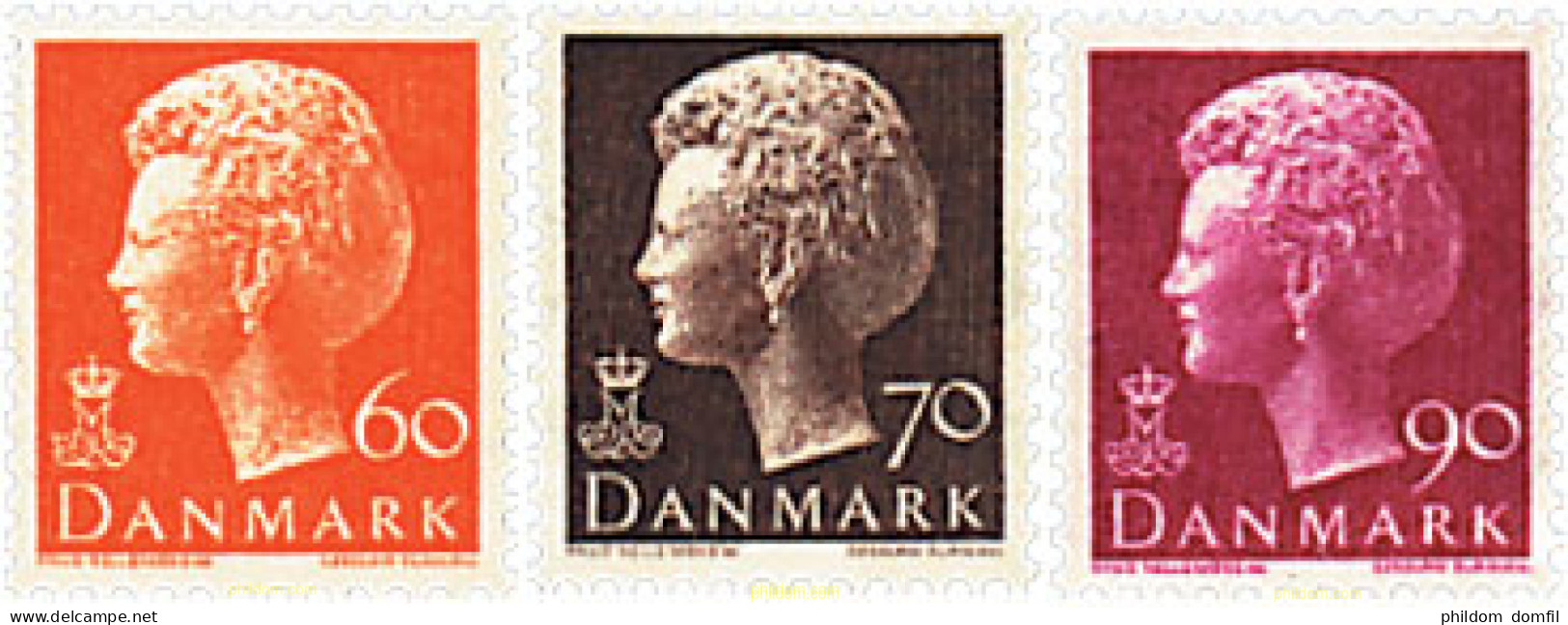 96036 MNH DINAMARCA 1974 REINA MARGRETHE II - Ungebraucht