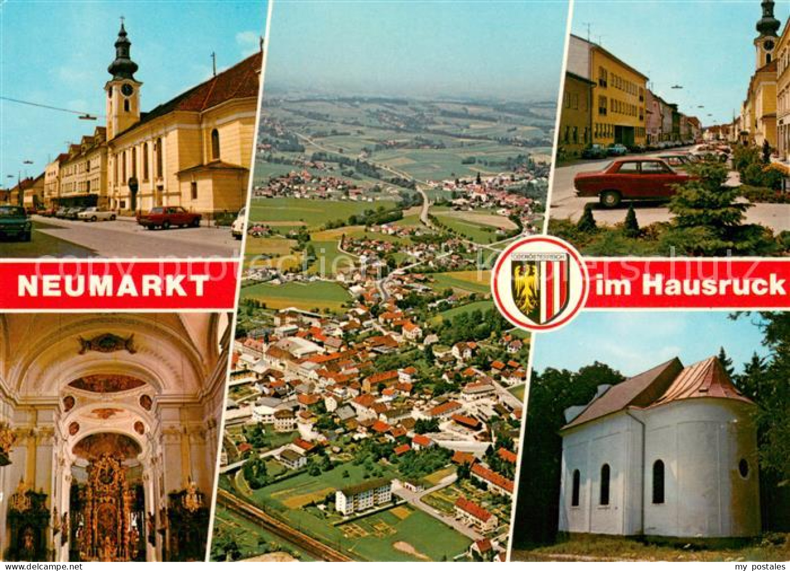 73599318 Neumarkt Hausruckkreis Kirche Fliegeraufnahme Marktplatz Kirche In Kall - Altri & Non Classificati