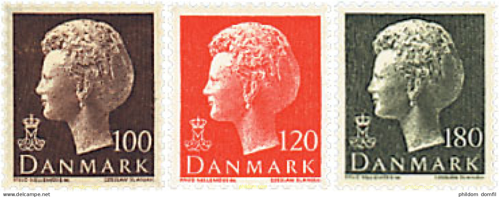 96077 MNH DINAMARCA 1977 REINA MARGRETHE II - Unused Stamps