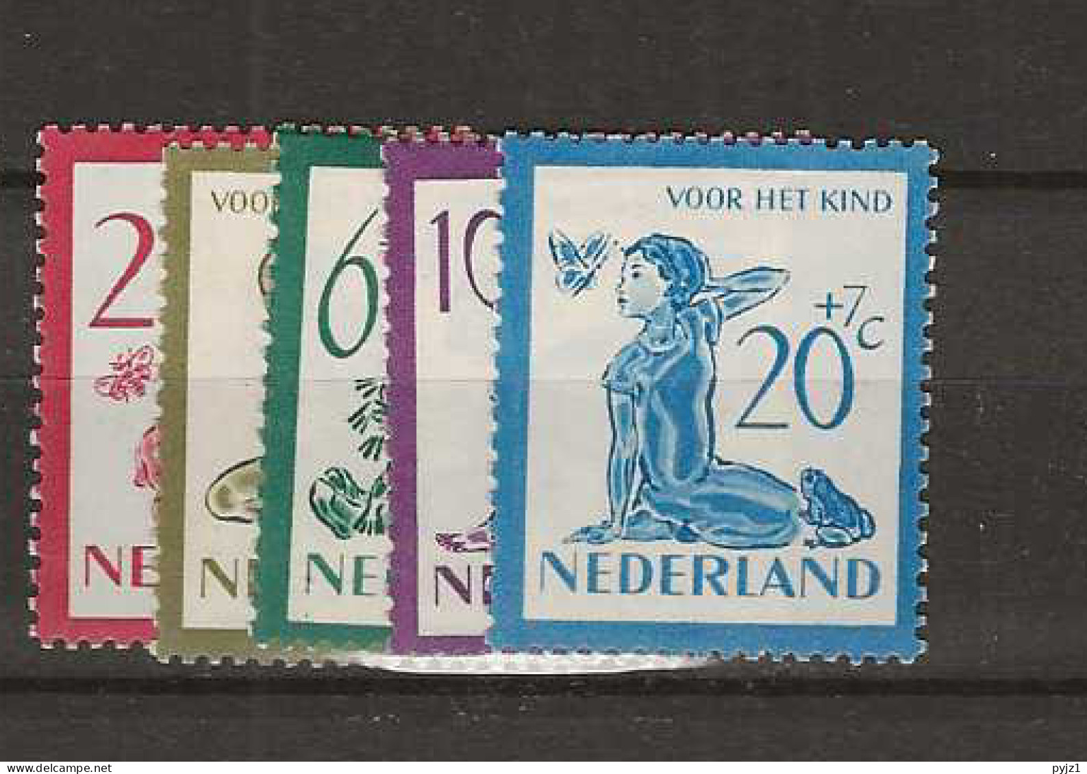 1950 MH/*  Nederland, NVPH 563-67 - Unused Stamps