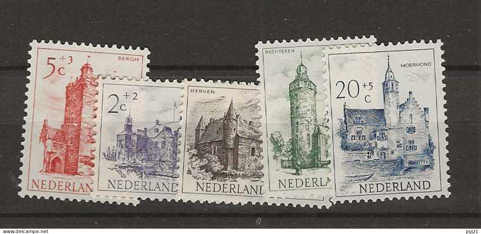 1950 MH/*  Nederland, NVPH 568-72 - Unused Stamps