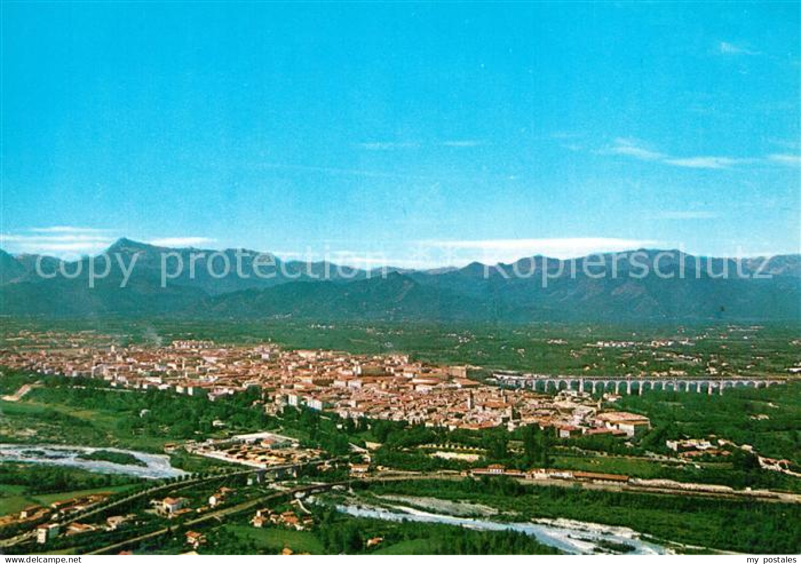 73599086 Cuneo Nella Sua Cornice Alpine Veduta Aerea Cuneo - Andere & Zonder Classificatie