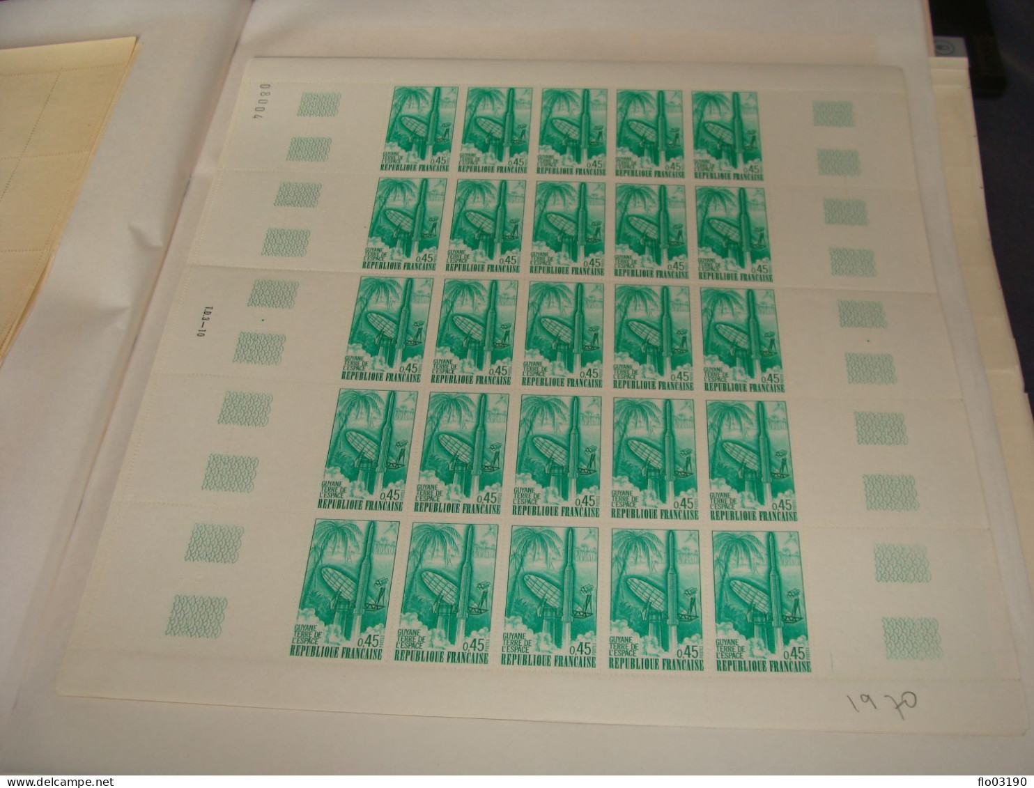 N° 1635 En Feuille  De 25 Timbres  Neufs - Feuilles Complètes