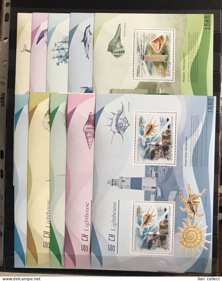 25x Lighthouses/ Shells / Dolphins /Marine Birds / Ships - High Cat Value - MNH** - 11 Scans! - Phares