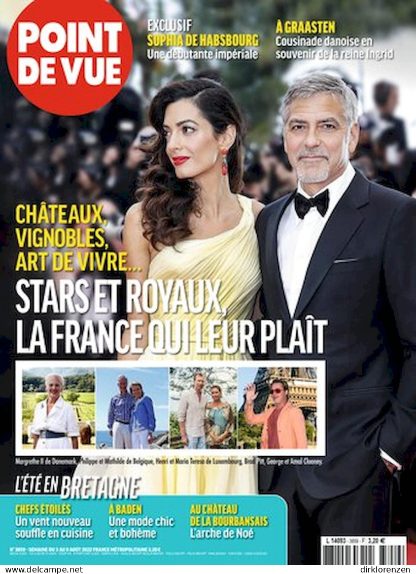 Point De Vue Magazine France 2022 #3859 George Clooney Amal Alamuddin - Zonder Classificatie