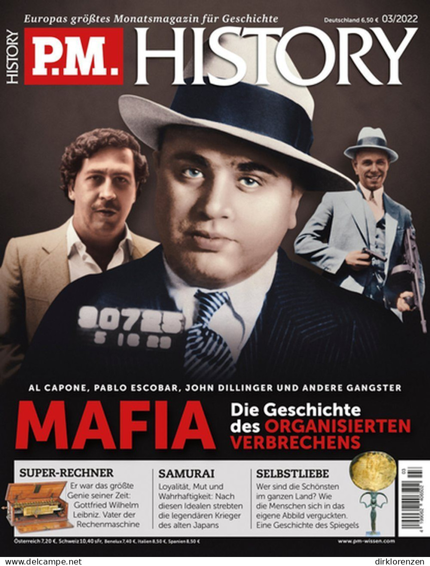 PM History Magazine Germany 2022-03 Al Capone John Dillinger Mafia - Unclassified