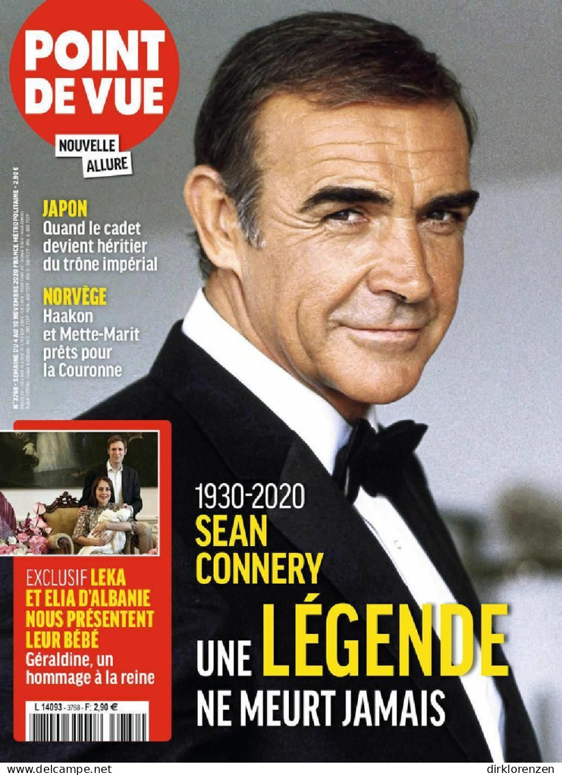 Point De Vue Magazine France 2020 #3768 Sean Connery James Bond 007 - Non Classés