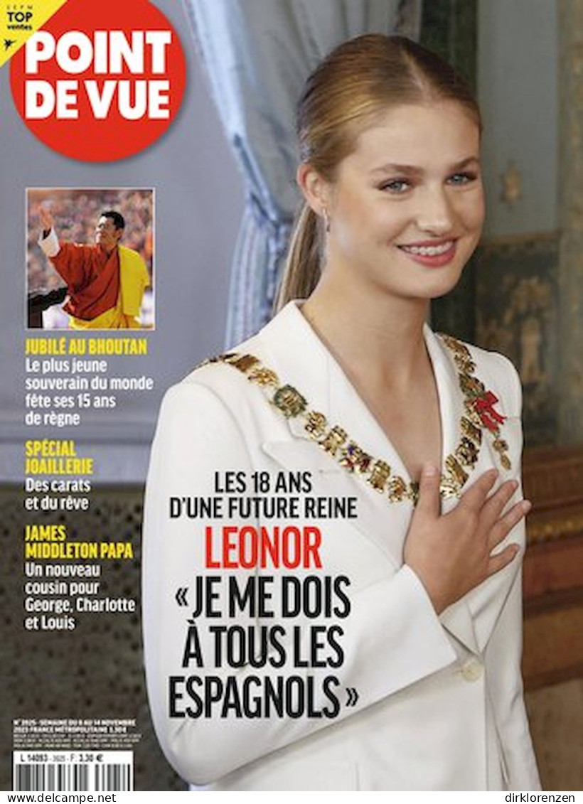 Point De Vue Magazine France 2023 #3925 Leonor De Todos Los Santos De Borbon Y Ortiz - Sin Clasificación