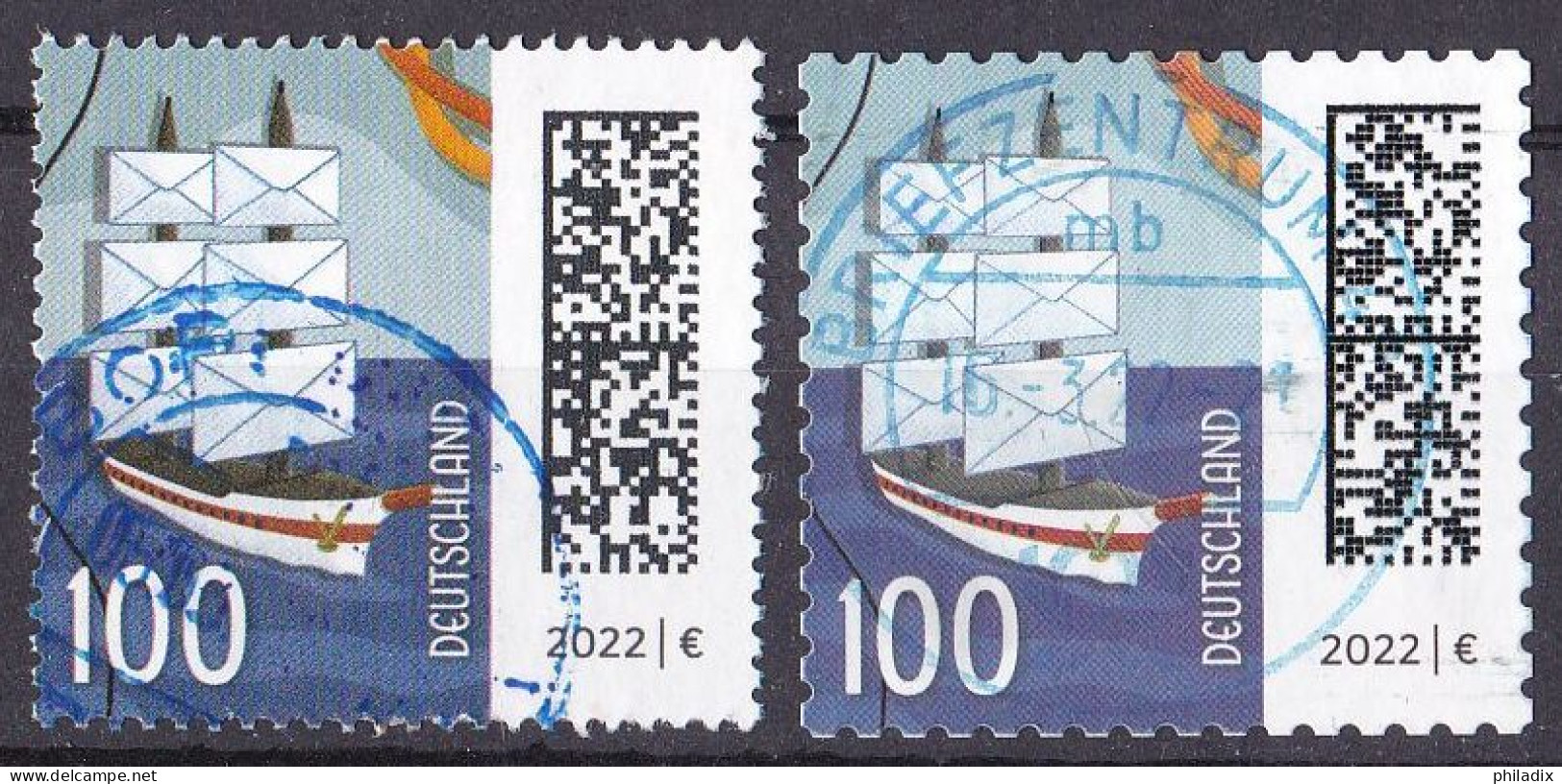 BRD 2022 Mi. Nr. 3646 + 3653 O/used (BRD1-4) - Used Stamps