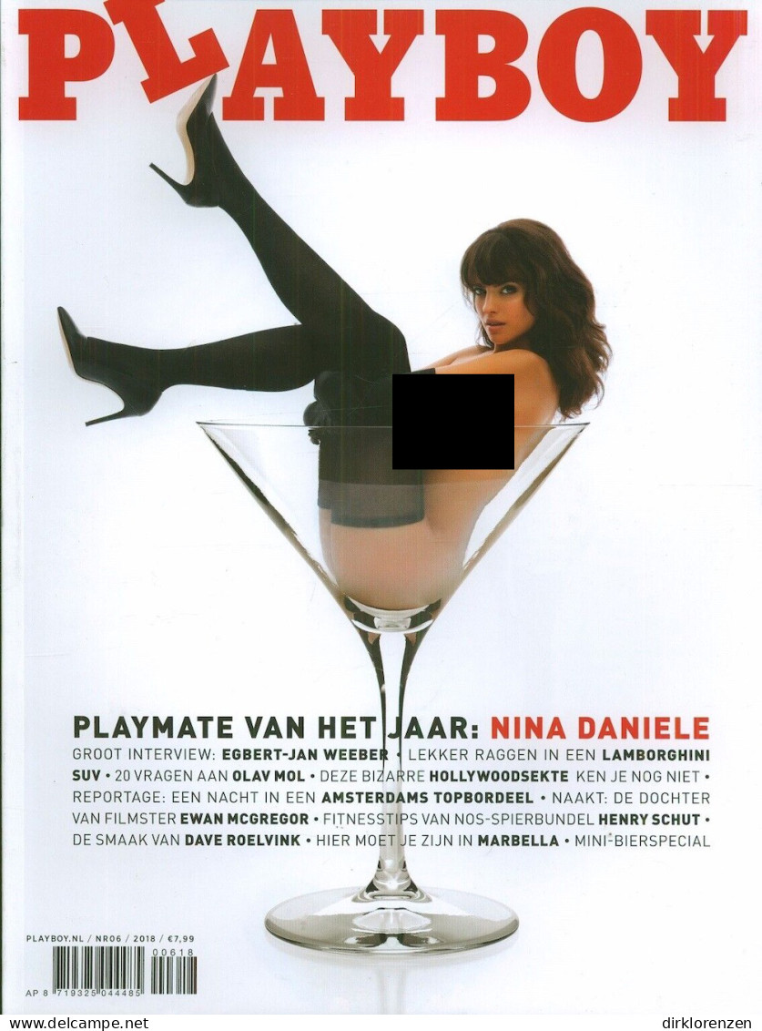 Playboy Magazine Netherlands 2018-06 Nina Daniele, Clara McGregor - Zonder Classificatie
