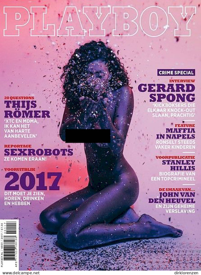 Playboy Magazine Netherlands 2017-01 Iryna Bodarenko Maya Singer  - Non Classés