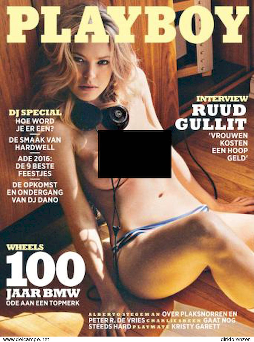 Playboy Magazine Netherlands 2016-10 Kristy Garett - Zonder Classificatie