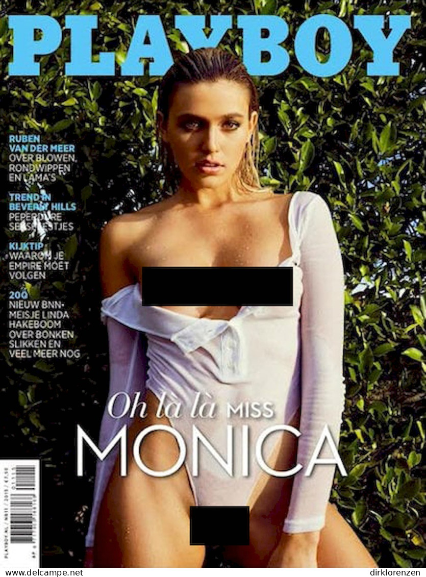 Playboy Magazine Netherlands 2015-10 Monica Sims  - Non Classés