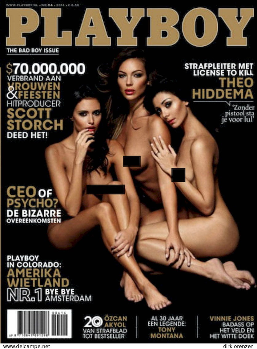 Playboy Magazine Netherlands 2014-04 Sarah Nile Francesca Lukasik Federica Ariafina Bernadette Kaspar - Non Classés
