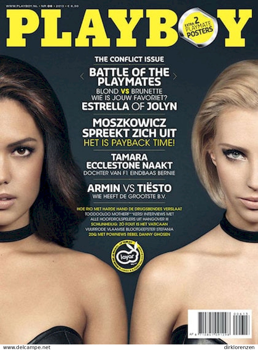 Playboy Magazine Netherlands 2013-06 Estrelle Pau Jolyn Deboevere Tamara Ecclestone - Unclassified