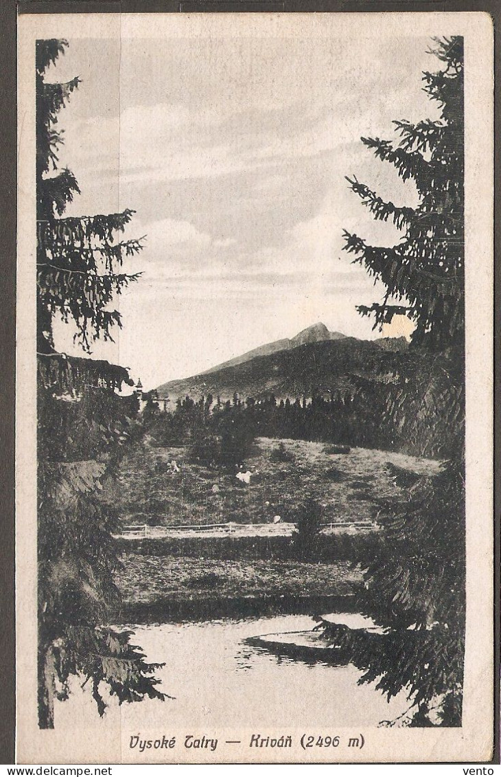Slovakia High Tatras, Krivan ... Zb287 Used 1920 - Slowakei