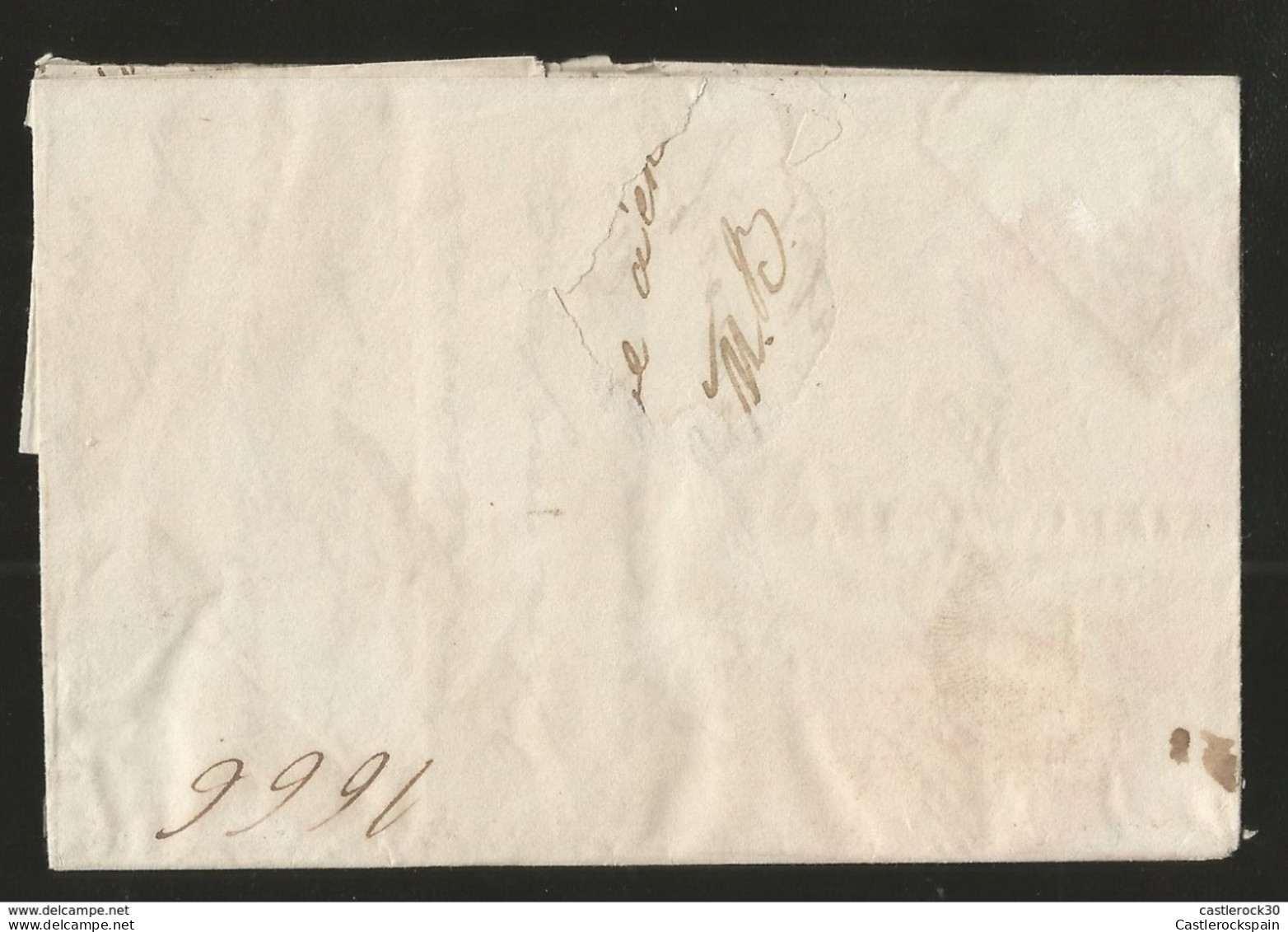 J) 1842 MEXICO, COMPLETE LETTER, CIRCULATED COVER, FROM CHILAPA TO MEXICO - Messico