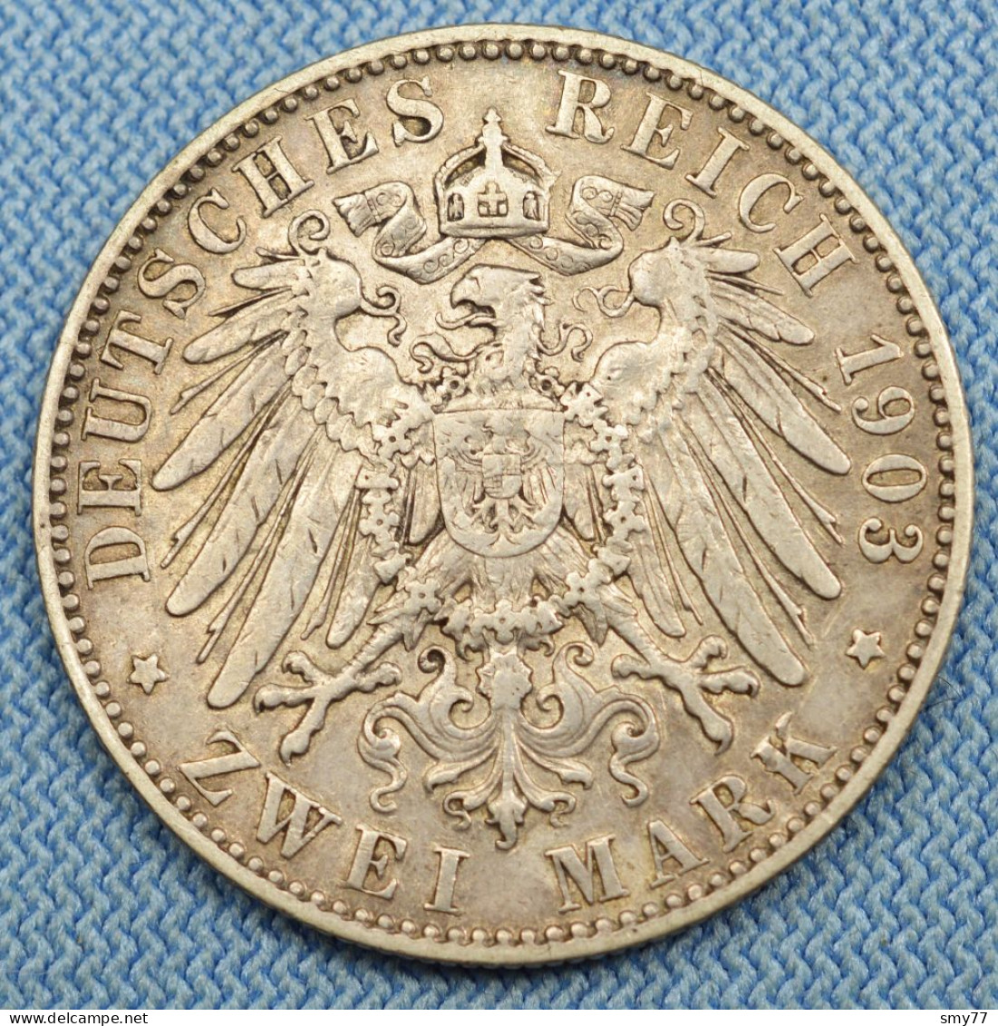 Sachsen / Saxony •2 Mark 1903 • Georg • Saxe / German States / Muldenhütten • [24-738] - Other & Unclassified