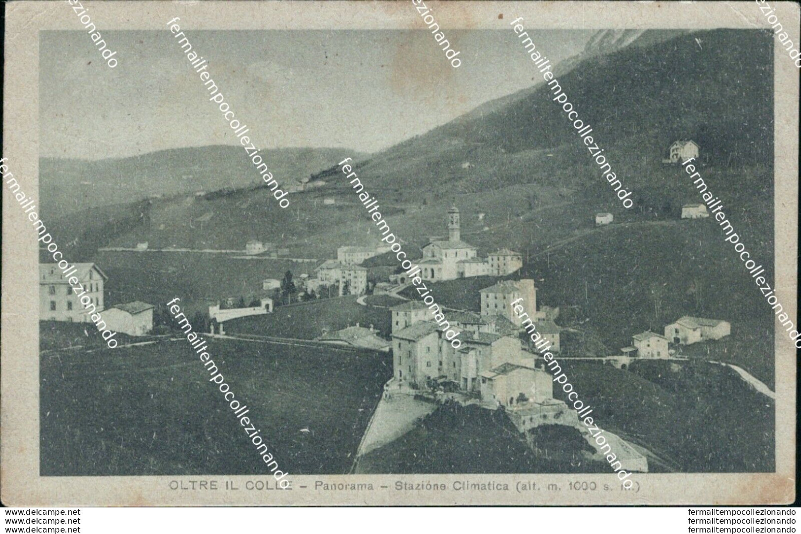 Bs308 Cartolina  Oltre Il Colle Panorama Provincia Di Bergamo  Lombardia - Bergamo