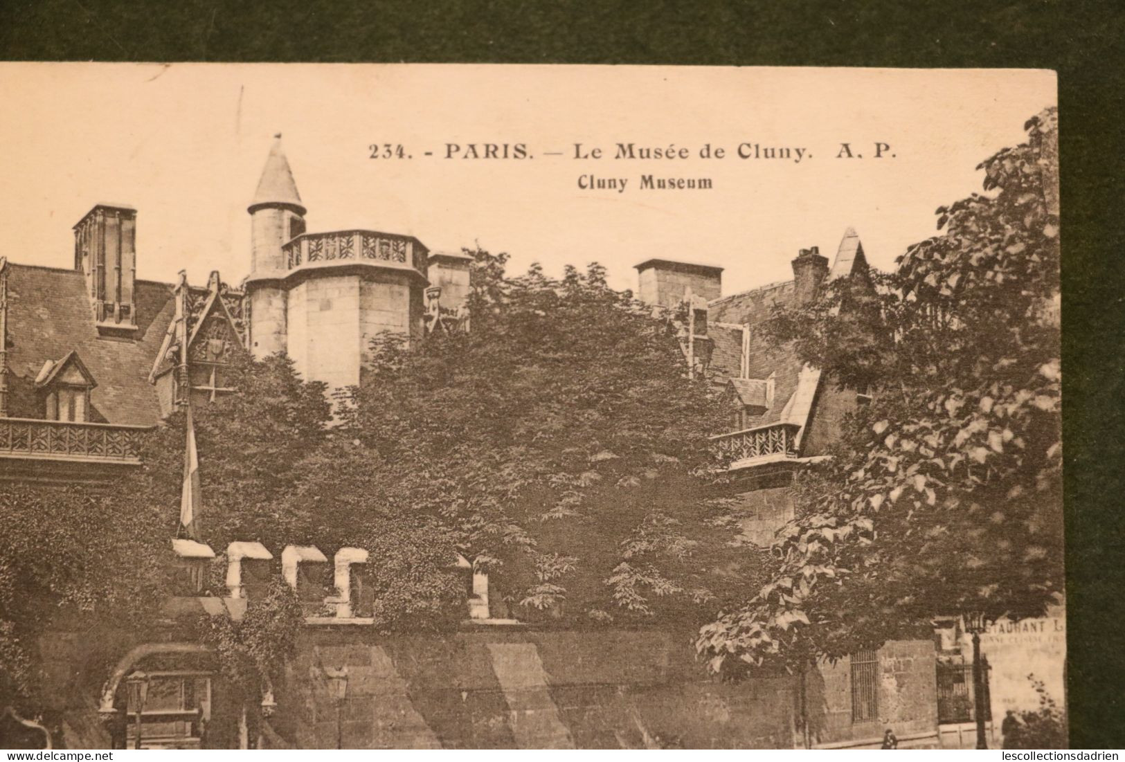 Carte Postale Ancienne - Paris -  Le Musé De Cluny - Museum - Musées