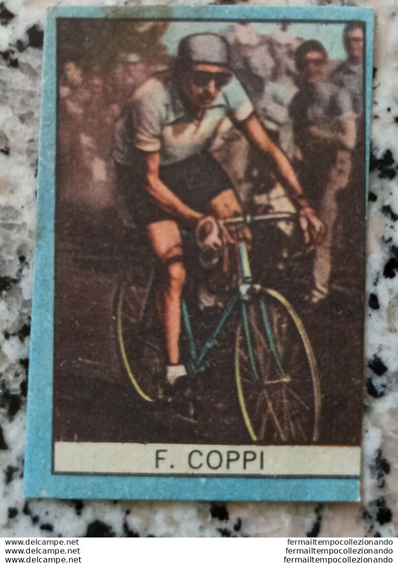Bh Figurina Cartonata Nannina Cicogna Ciclismo Cycling Anni 50 Fausto Coppi - Autres & Non Classés