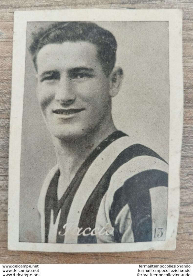 Bh6rara Figurina Calcio Anteguerra Faccio Inter Ambrosiana Italia 1934 Ed.vecchi - Sonstige & Ohne Zuordnung