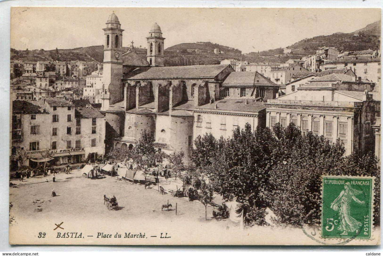 - 2B - CORSE - BASTIA  - Place Du Marché - Bastia