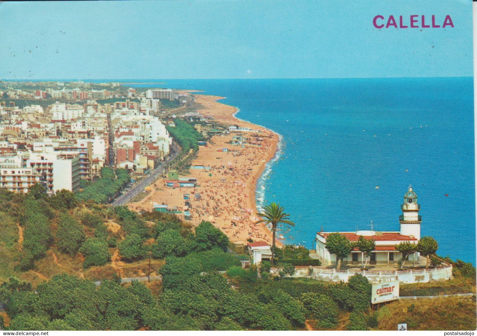 (CAL258)  CALELLA .  FARO Y VISTA PARCIAL . LIGHTHOUSE, PHARE - Barcelona