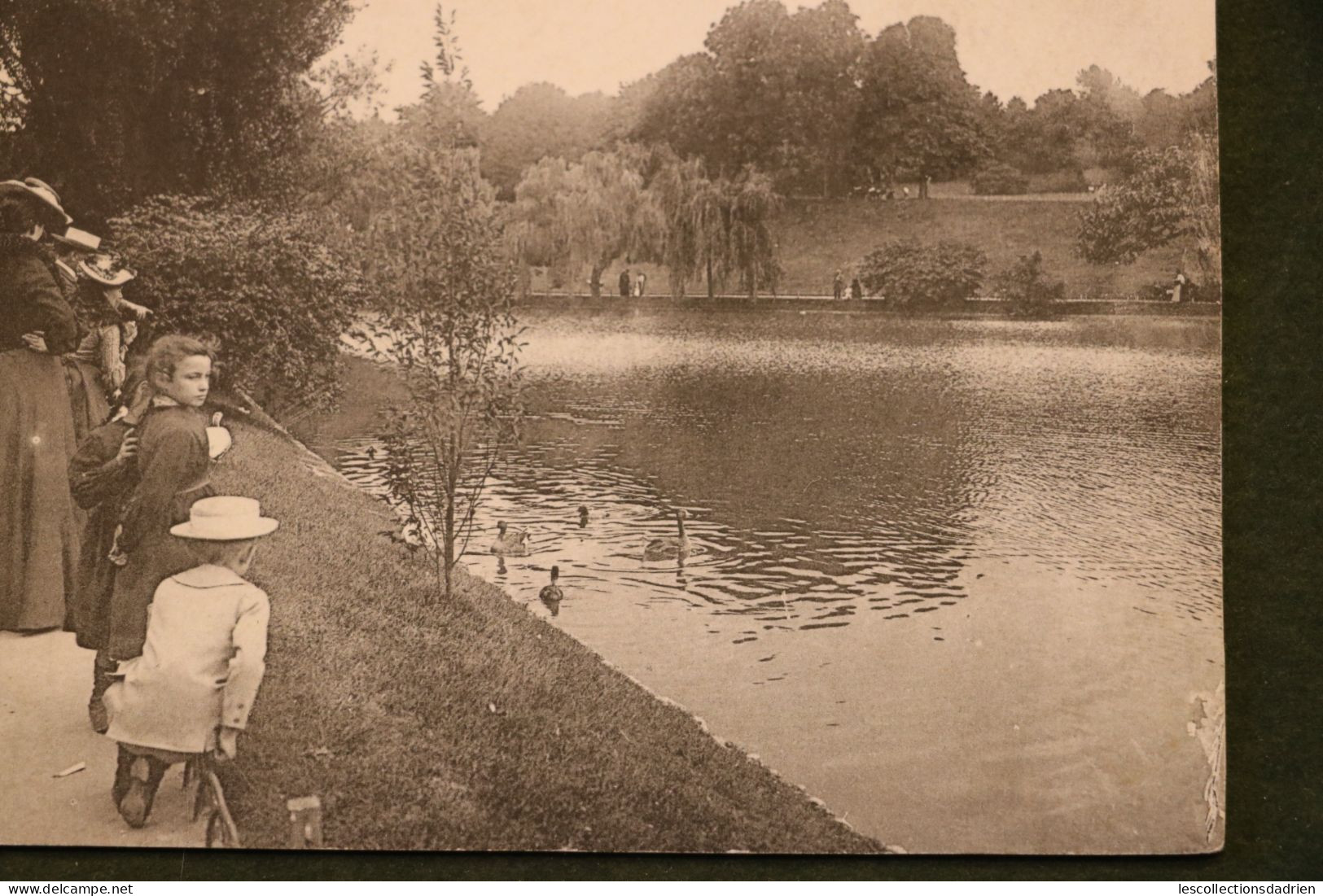 Carte Postale Ancienne - Paris -  Parc Montsouris Vue Du Lac Belle - Animée Enfants Belle époque - Parks, Gärten