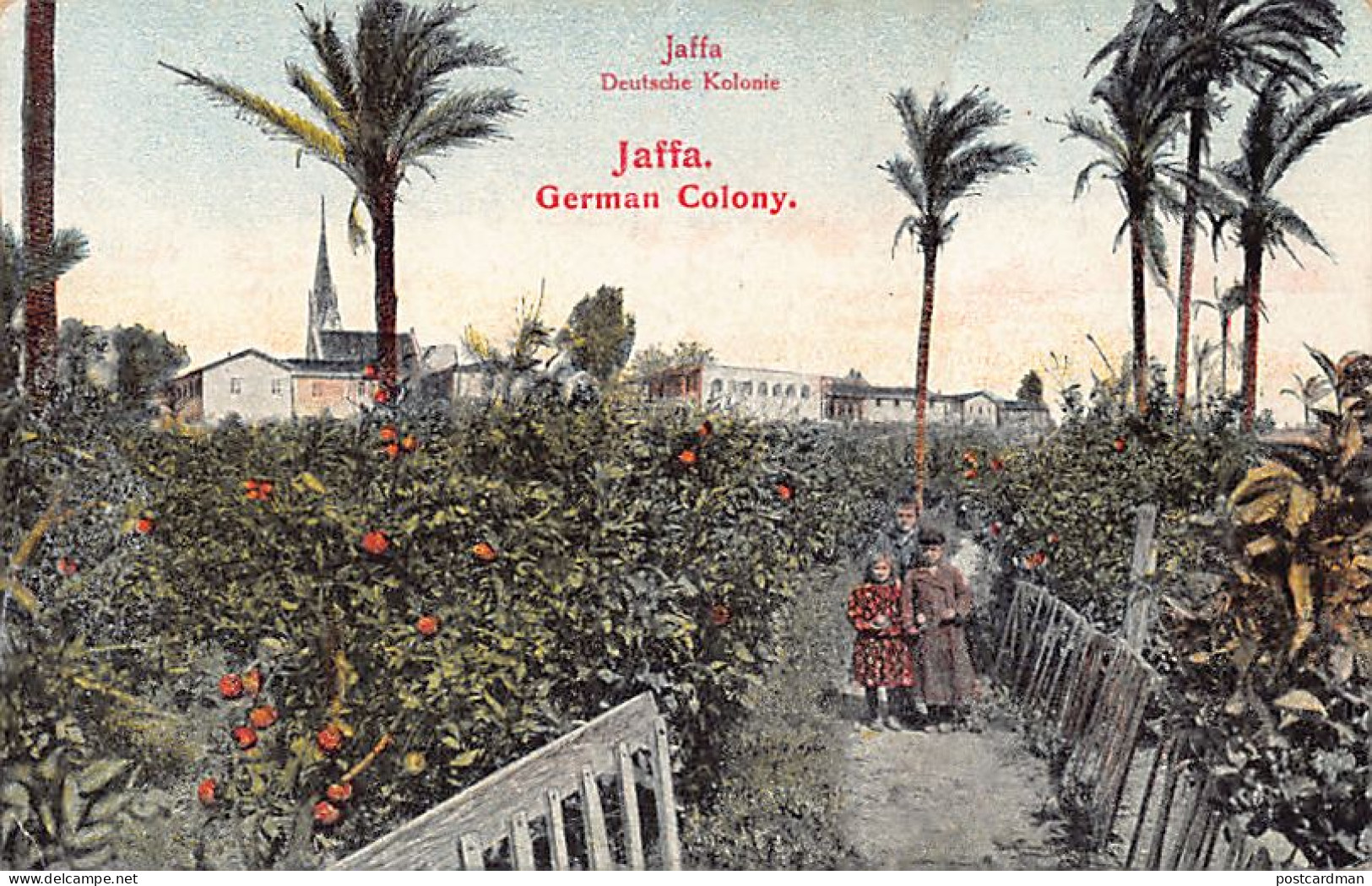 Israel - JAFFA - German Colony - Publ. The Cairo Postcard Trust  - Israel