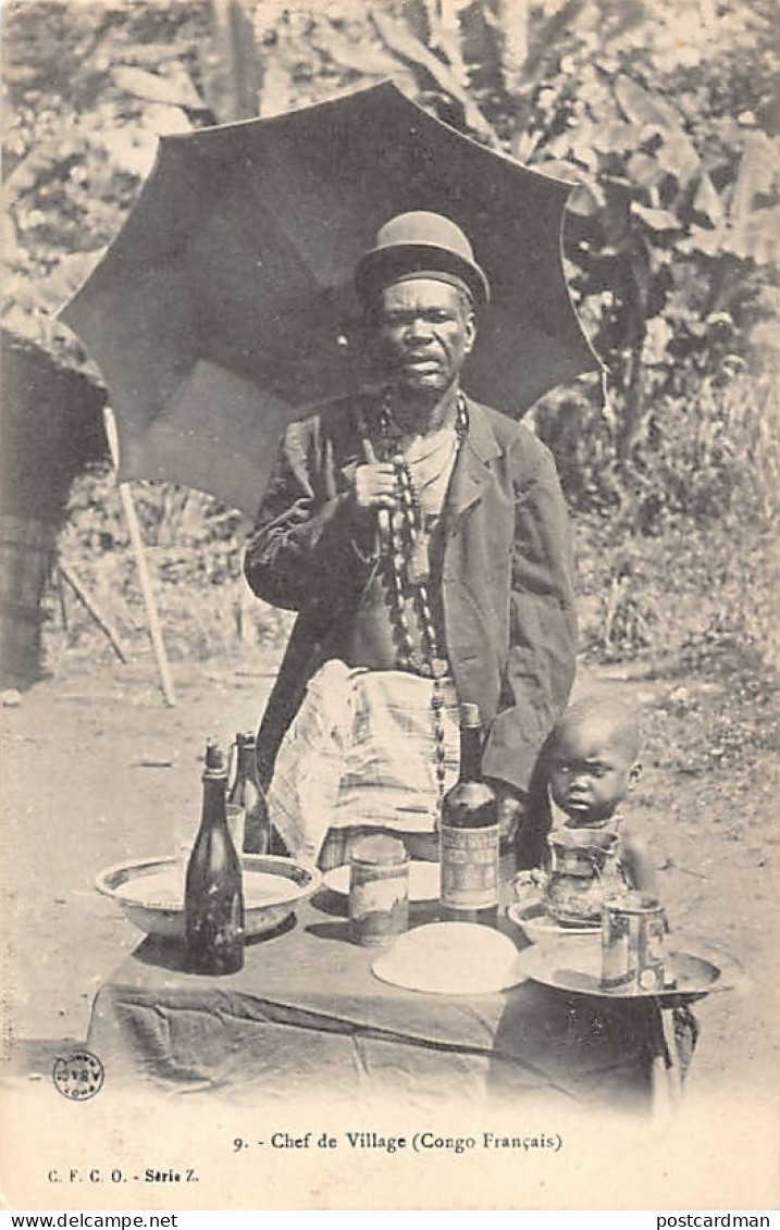 Congo Brazzaville - Chef De Village - Ed. C.F.C.O. Série Z - 9 - French Congo