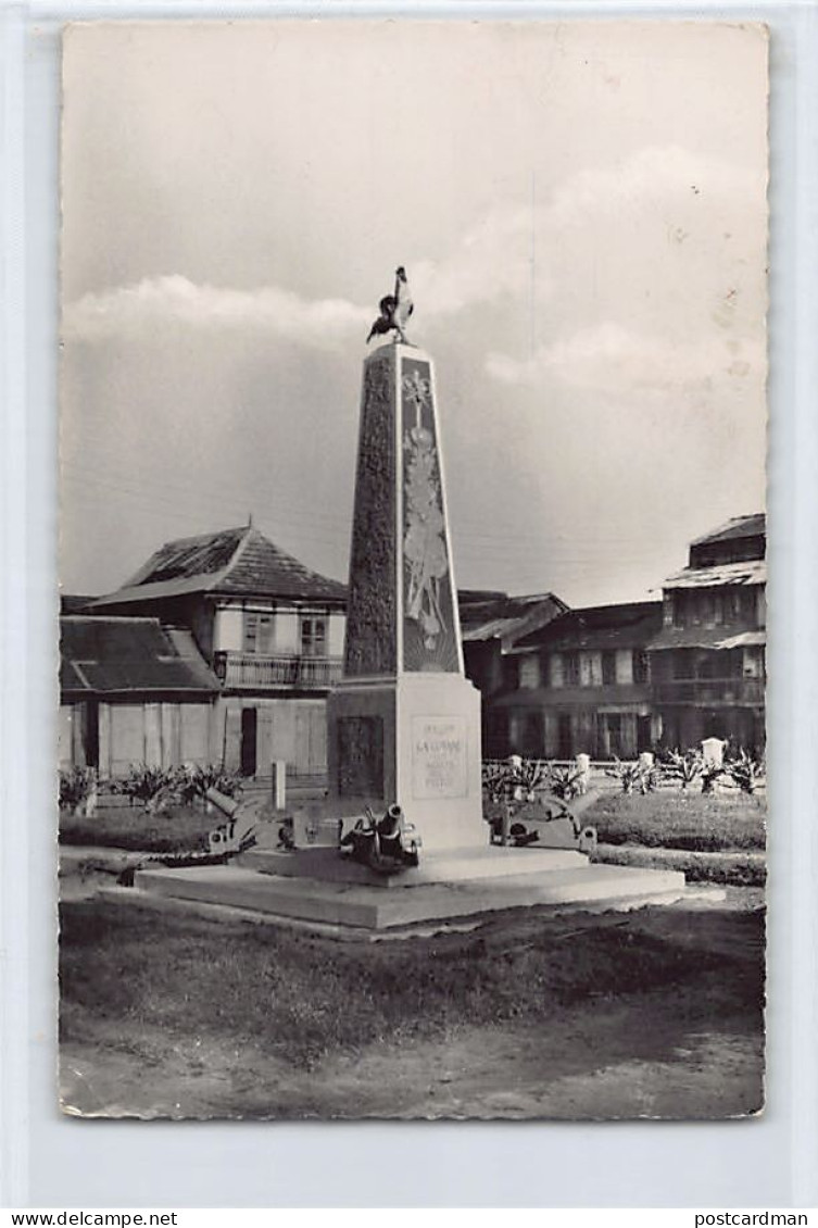 Guyane - CAYENNE - Le Monument Aux Morts - Ed. Tiburce  - Cayenne