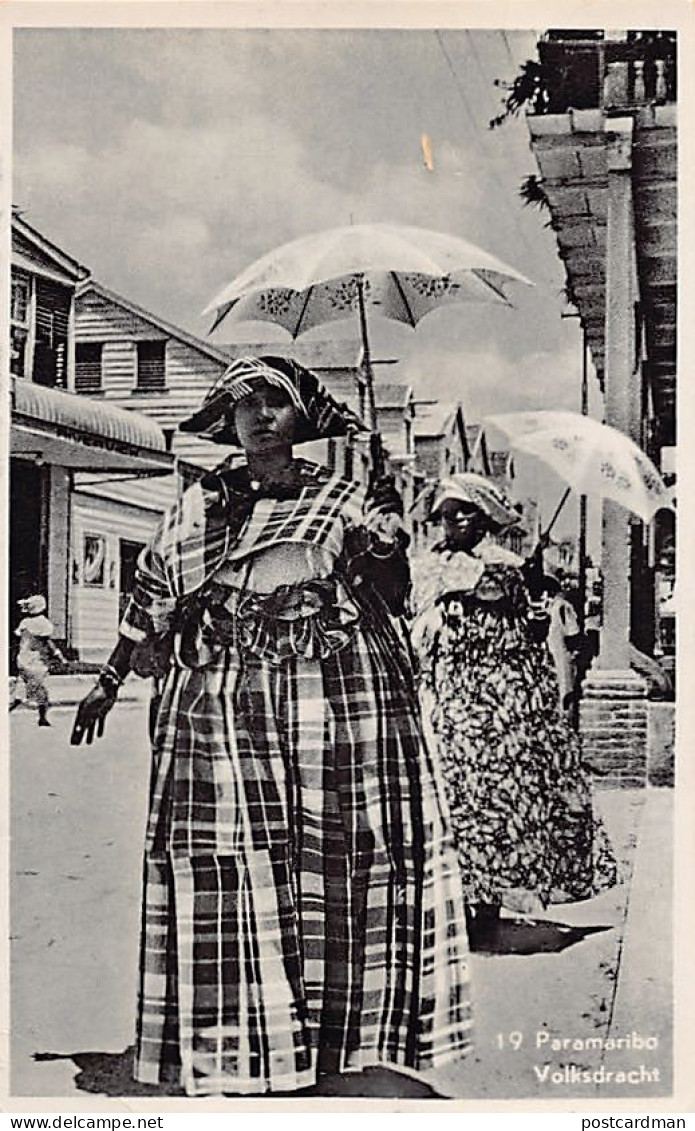 Suriname - Folk Costume - Publ. E. Ritter  - Surinam
