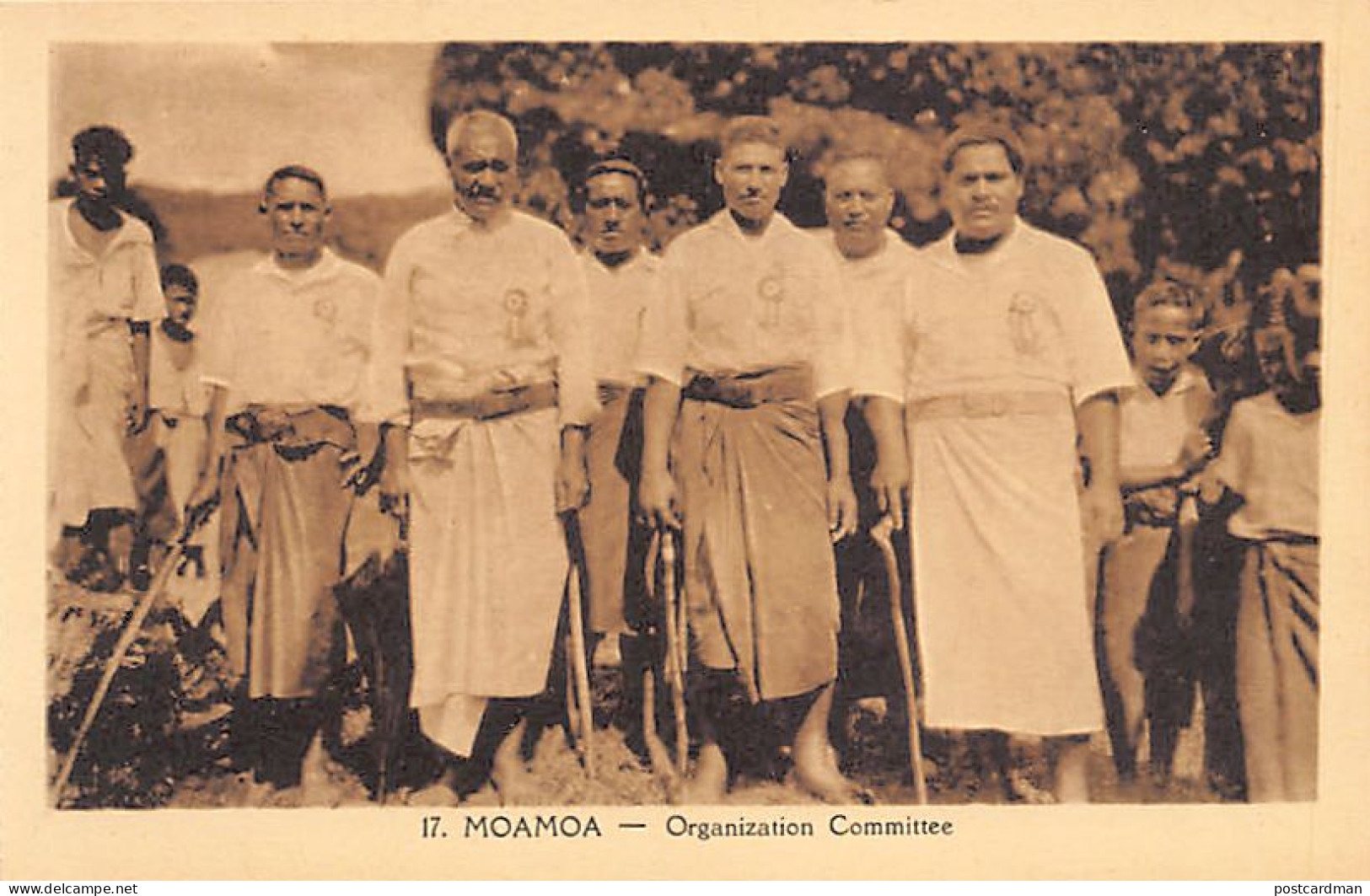 Samoa - MOAMOA - Organization Committee - Publ. Unknown 17 - Samoa