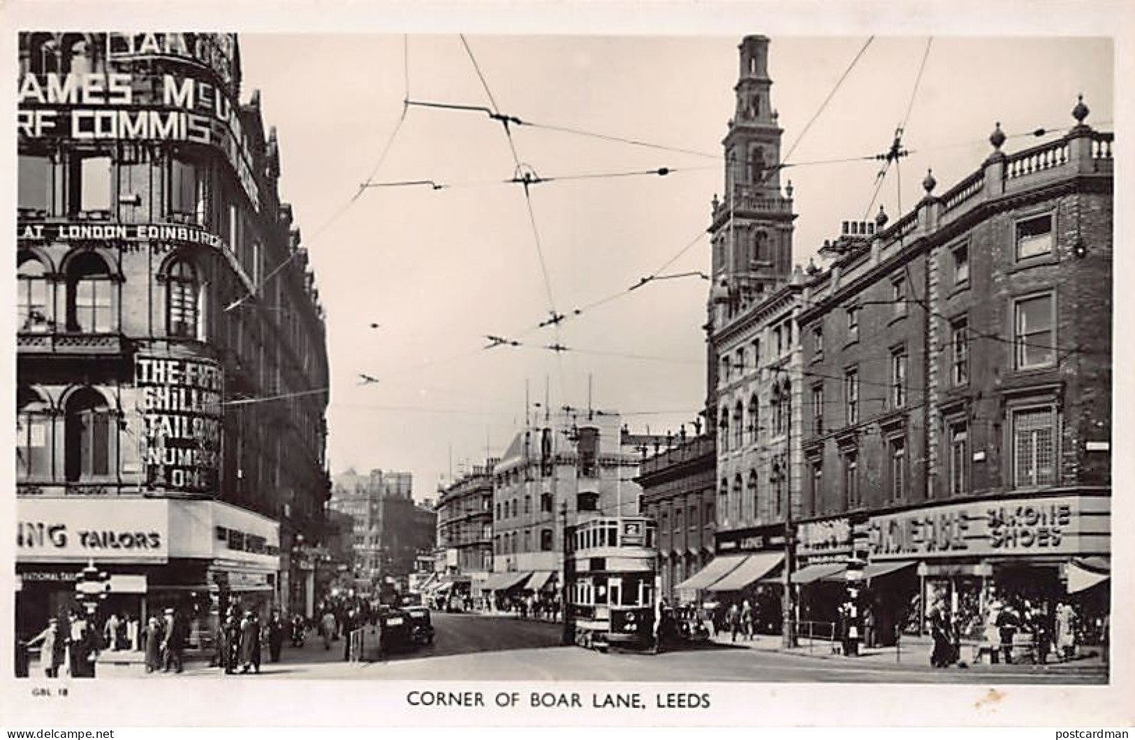 England - Yorks - LEEDS Corner Of Boar Lane - Leeds