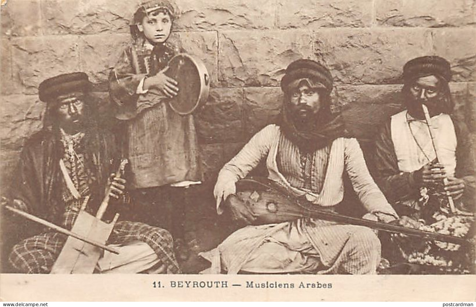 Liban - BEYROUTH - Musiciens Arabes - Ed. Aux Cèdres Du Liban 11 - Liban