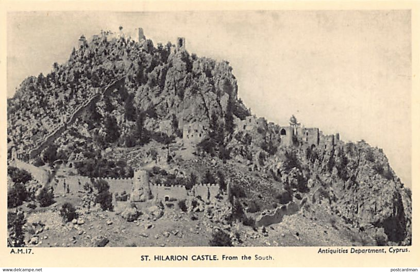 Cyprus - St. Hilarion Castle, From The South - Publ. Antiquities Dept. A.M. 17 - Cipro