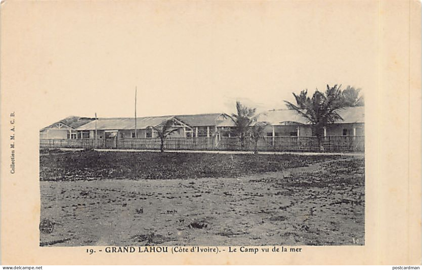 Côte D'Ivoire - GRAND LAHOU - Le Camp Vu De La Mer - Ed. M.M.A.C.B. 19 - Côte-d'Ivoire