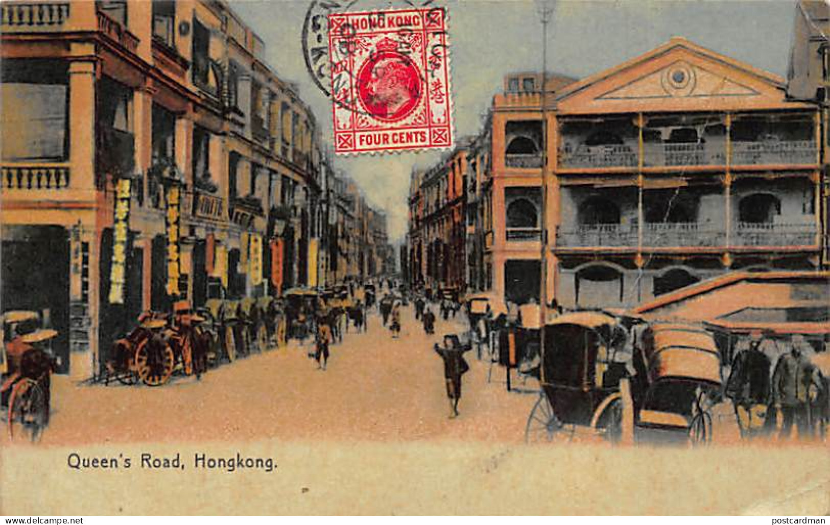 HONG-KONG - Queen's Road - Publ. M. Sternberg. - Chine (Hong Kong)