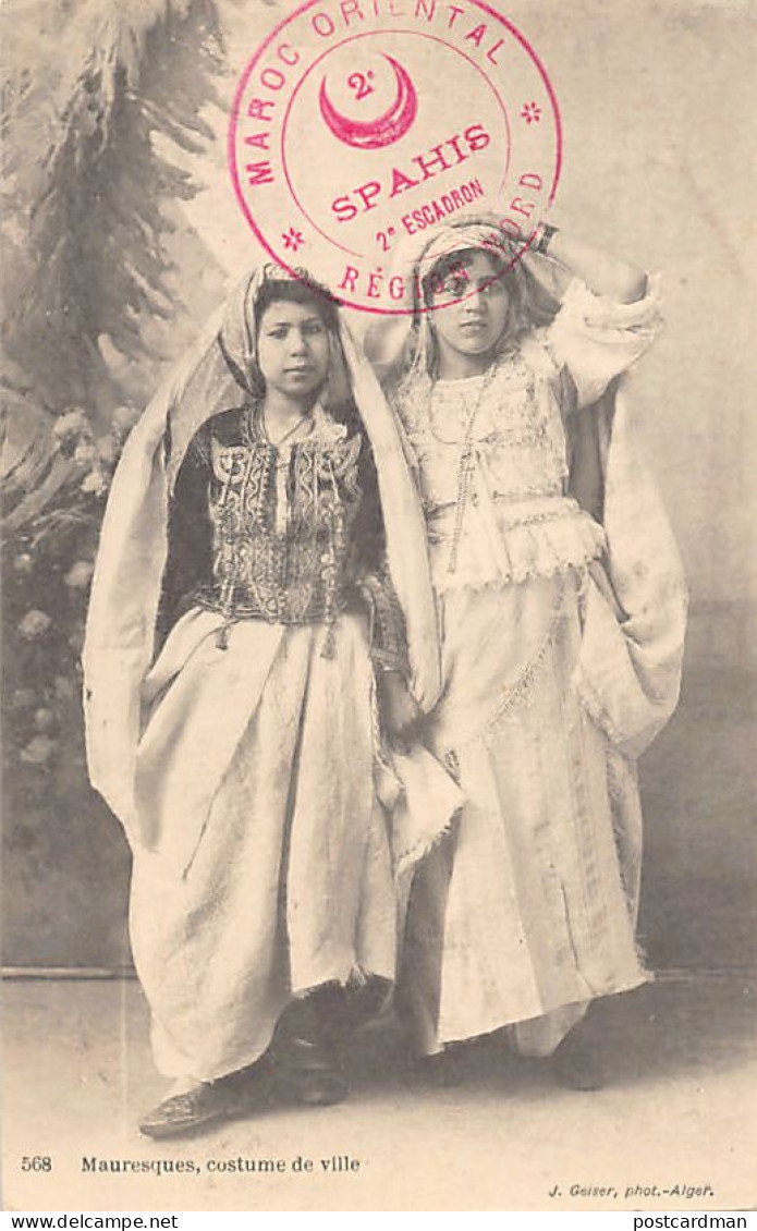 Algérie - Mauresques, Costume De Ville - Ed. J. Geiser 568 - Donne