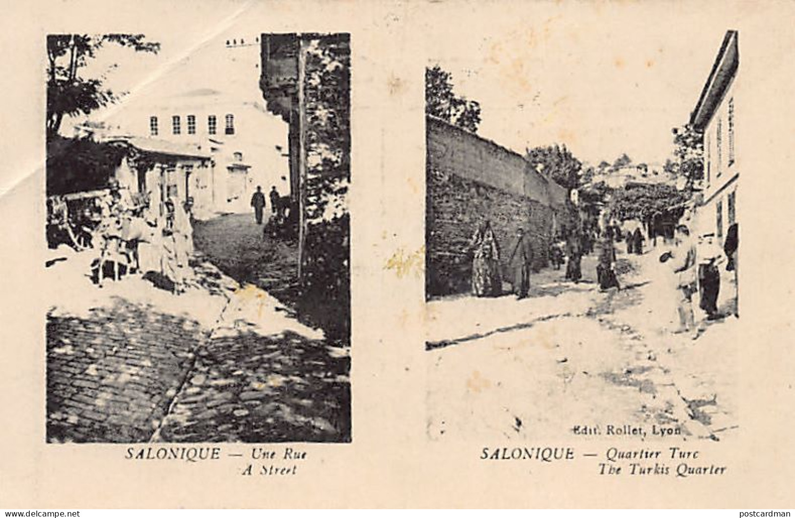 Greece - SALONICA - A Street - Turkish Quarter - Ed. Rollet  - Grèce