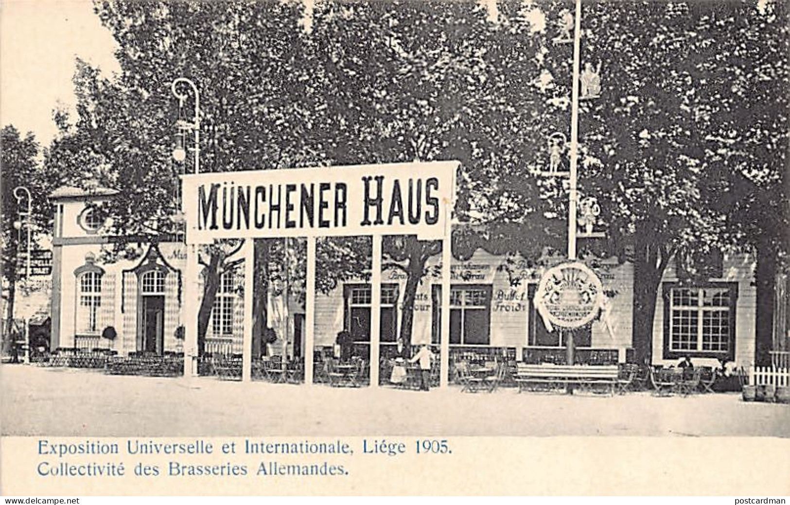Exposition Universelle De Liège De 1905 - Münchener Haus - Collectivité Des Brasseries Allemandes - Liege