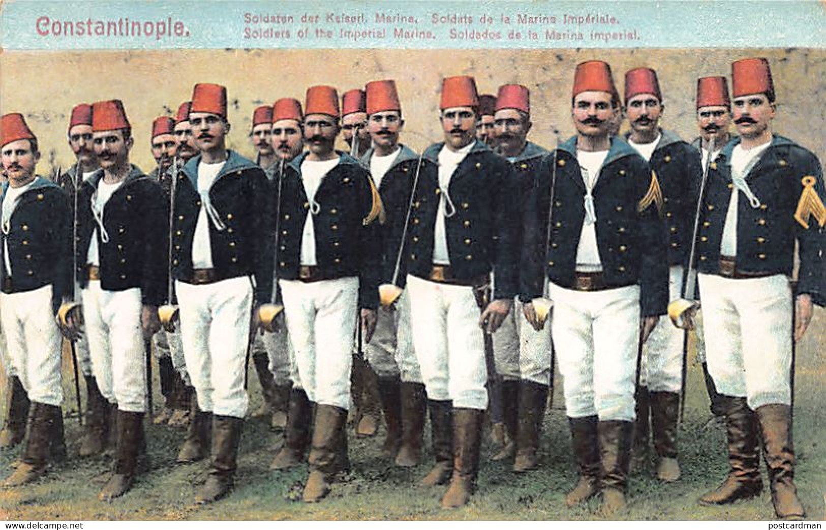 Turkey - ISTANBUL - Soldiers Of The Imperial Navy - Publ. Unknown 9482 - Turquie
