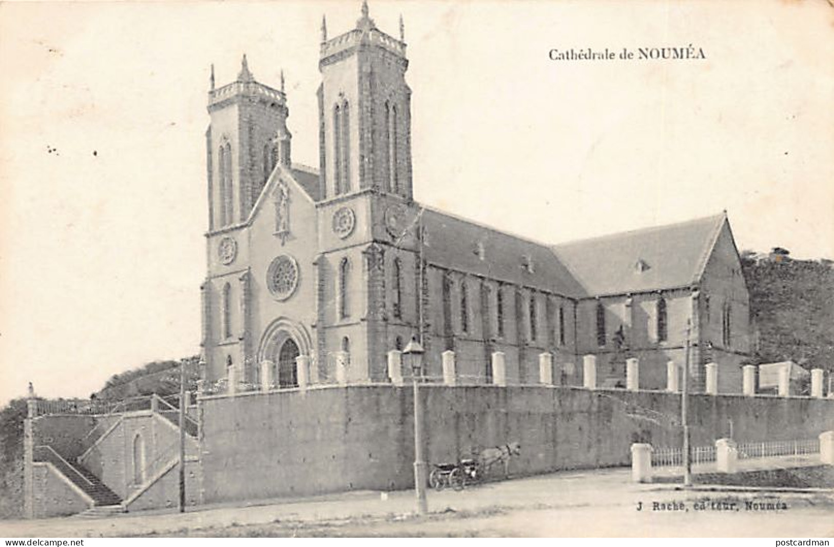 Nouvelle-Calédonie - NOUMÉA - La Cathédrale - Ed. J. Raché  - Nouvelle Calédonie